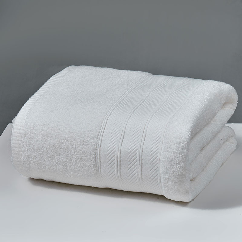White Classic Luxury Bath Towels Large - Cotton Hotel spa Bathroom Towel  |30x56 | 4 Pack | White